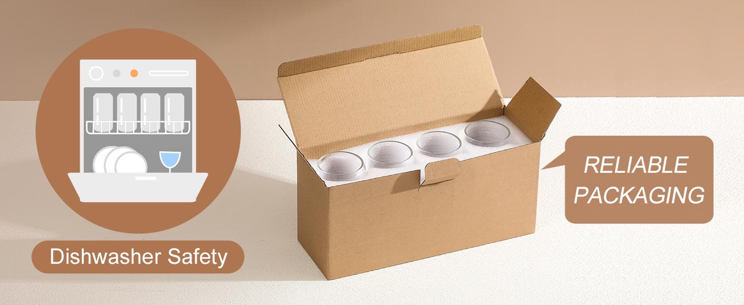 Glasses with Glass Straw 4pcs Set - 16oz Highball Glass Cups, Beer Glasses, Iced Coffee Glasses, Cute Tumbler Cup, Ideal for Whiskey, Soda, Tea, Water, Gift, 1 Brushes