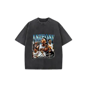 Casual, Men's T-Shirt, Anthony Edwards Basketball Player Graphic, Summer Wear, Gift For Sports Fans