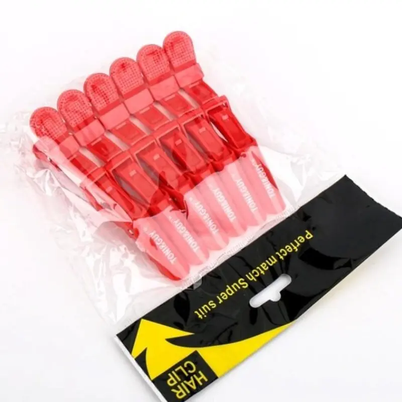 Hair Salon Crocodile Clip, Partition Hair Clip for Home Use, Puffy Invisible Hair Clip, Duckbill Long Mouth Beauty Clip