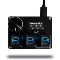 with osu keycaps--black