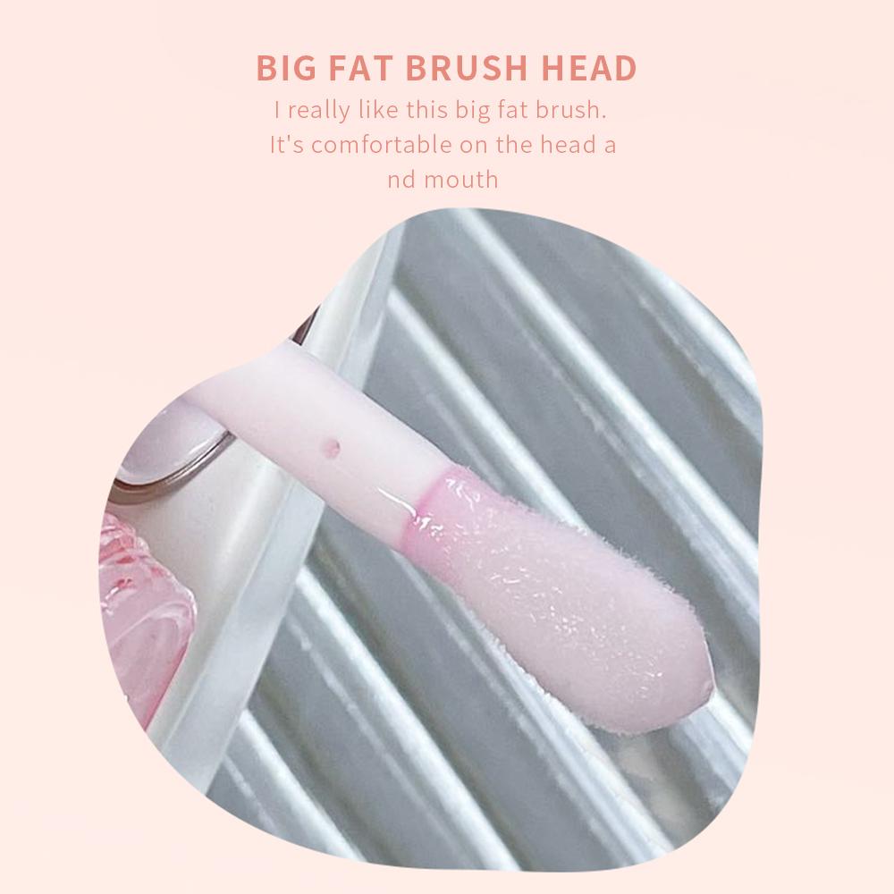 Moisturizing Lip Oil Transparent Lip Gloss, 3 Counts Moisturizing Lip Volumizer for Fuller Lips, Perfect Lip Gloss Oil for Makeup Lovers