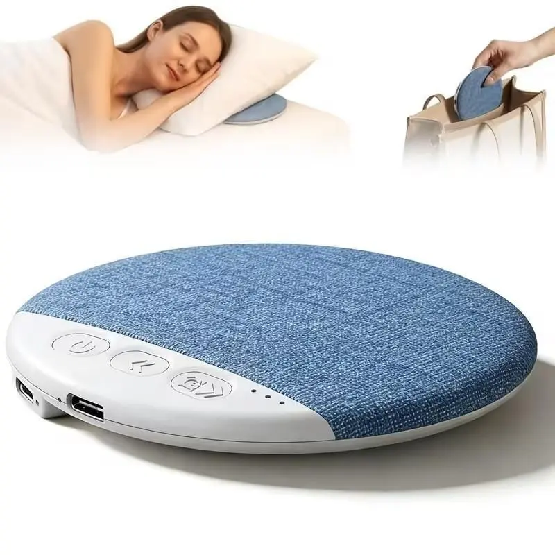 2026 New Sleep Speaker, Wireless Subwoofer, Bass Speakers, Noise Timer Function, Stereo Bass Sleep Headphones, Sound Machine, Portable Audio System, Durable, Plastic, USB, Suitable for Adults