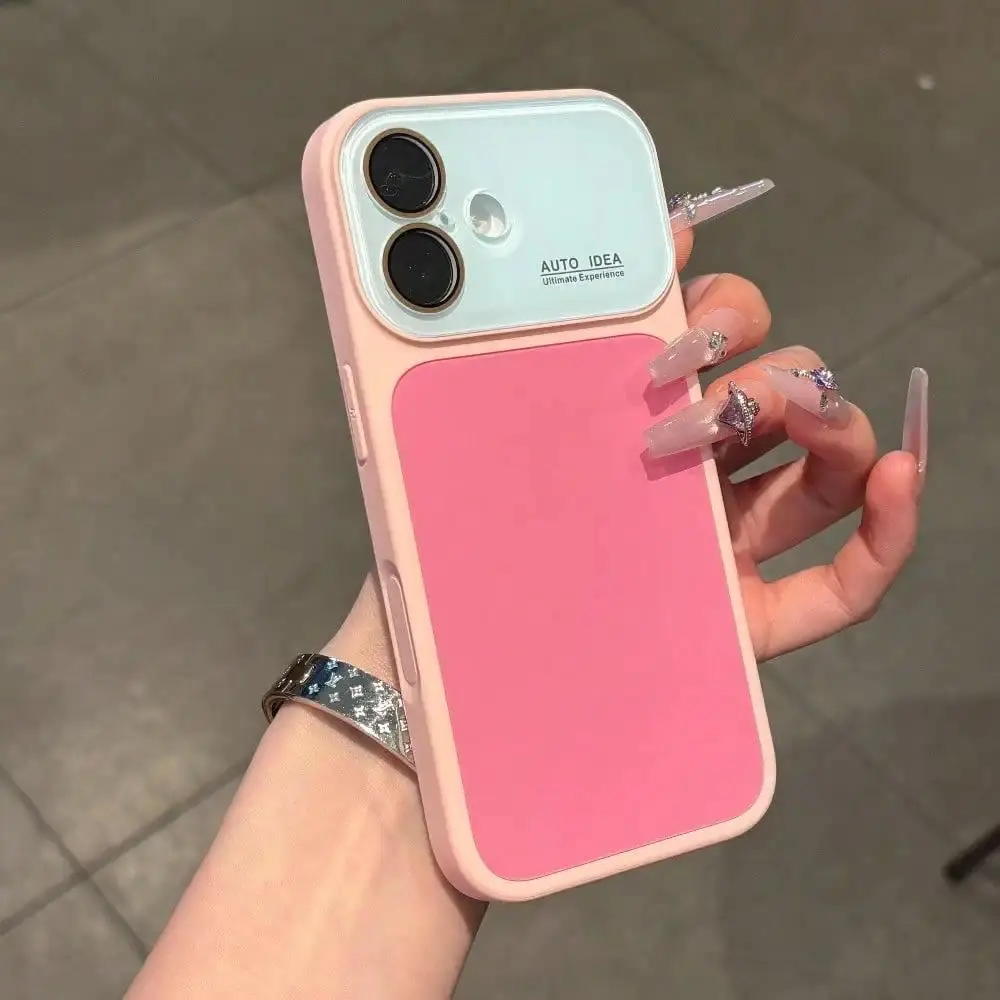Candy Color Block Shockproof Phone Case For iPhone 17 16 Pro Max 15 14 13, Anti-Scratch Lens Protective Cover