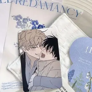 2 Pcs/set New Korean BL Manhwa Male Male Love Photo Cards Kim EuiHyun,Yeo TaeJu HD Photocard Postcard Fans Decorate Cosplay Gift
