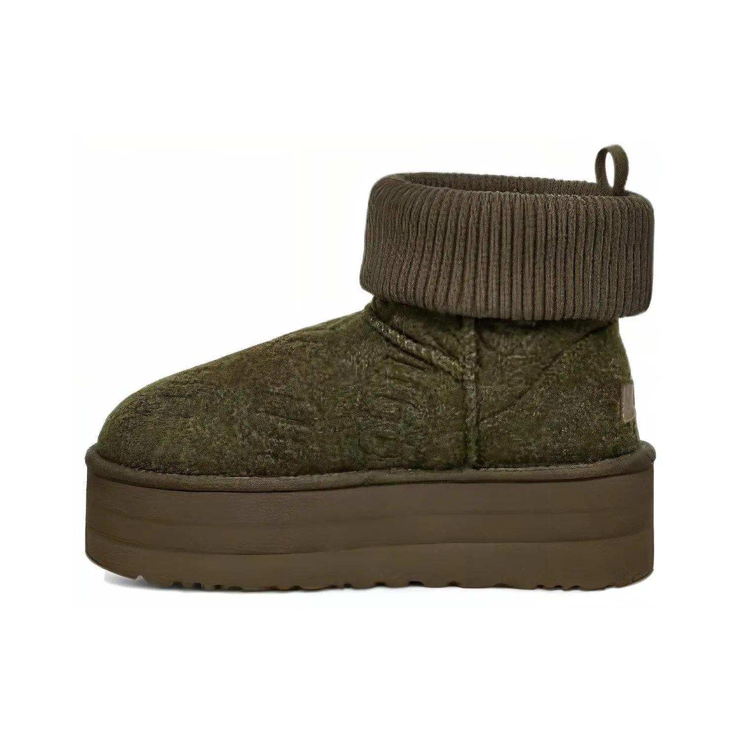 UGG Wmns Classic Mini Platform Felted Boot 'Forest Night' 1144047-FRSN
