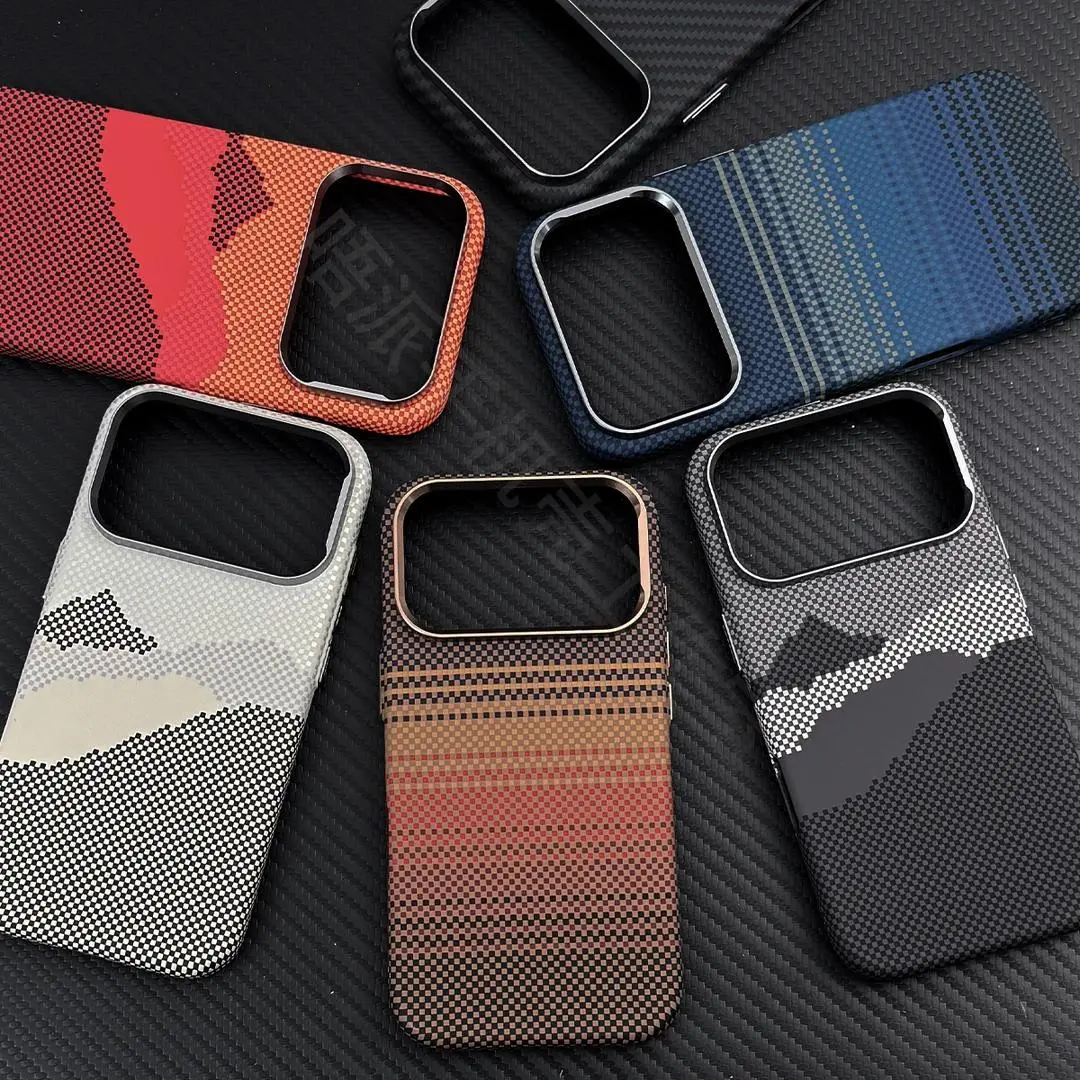 Carbon Fiber Pattern TPU MagSafe Casing - Lightweight Hard Shell Protection, Raised Camera Frame for iPhone 1-16, 15, Pro, Pro Max, Air | Hyperrealism Glam Cellphone Accessories