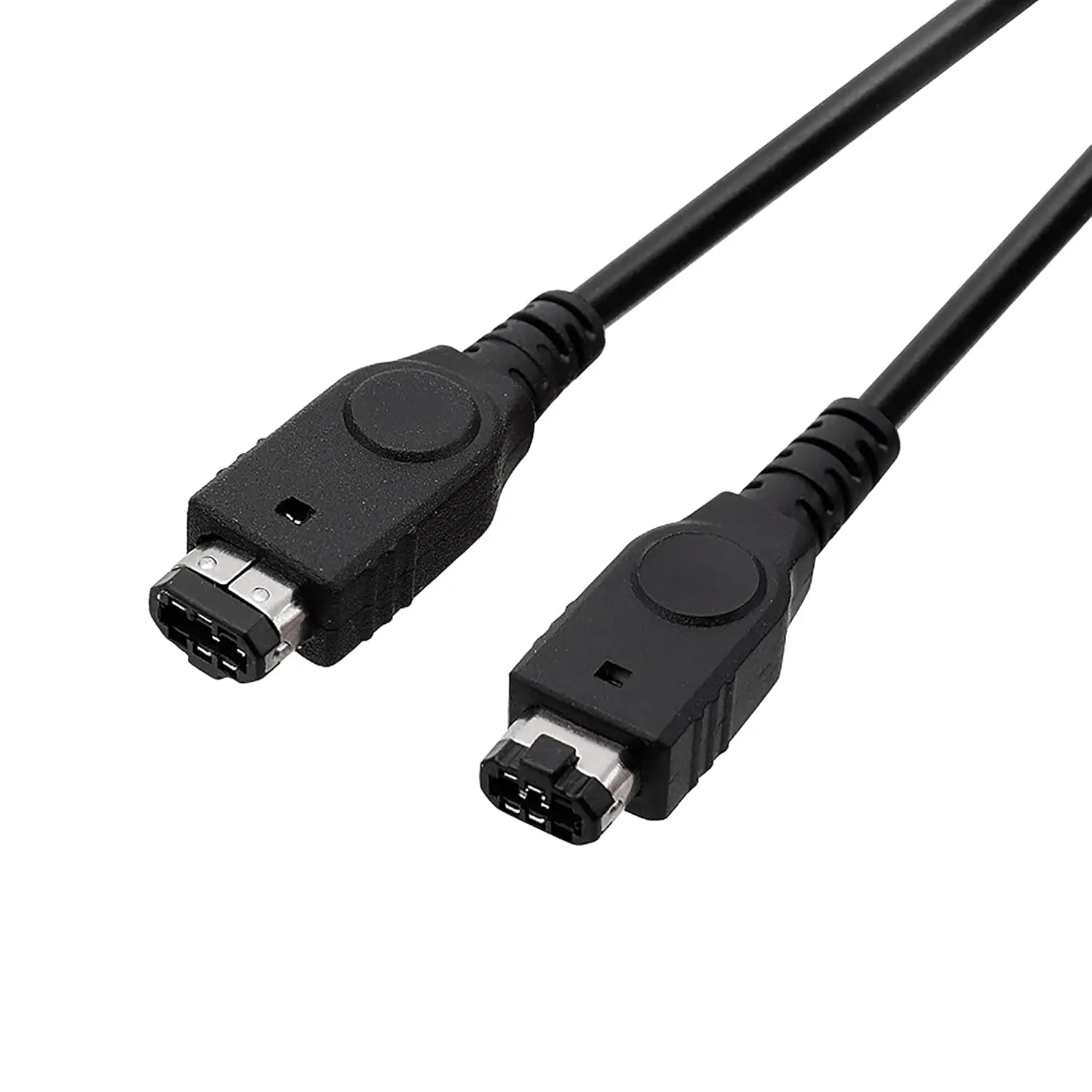 GBA SP 6-Pin 2-Player Copper-Synthetic Link Cable, 3.9 ft Black Console Accessory for Gameboy Advance SP/Gameboy Advance, Manufacturer Warranty, Family Gaming Gift Idea for Gamers, Manufacturer Warrenty