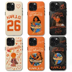 "Viajando Por El Mundo Tropitour" Phone Case, compatible with iPhone 11–17 Pro Max/Plus series and Samsung Galaxy S23–25 series.