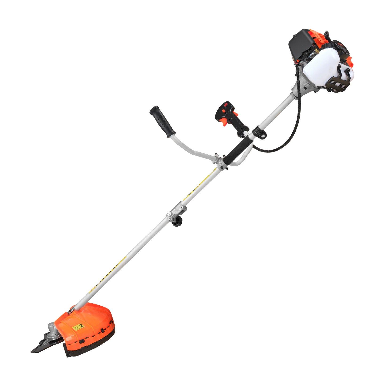 VEVOR Cordless String Trimmer, 52 cc 2-Stroke, Gas Powered Weed Wacker, 17" Cordless Grass Trimmer, Multi-Functional Lawn Edger with Shoulder Strap & 3T Blade, Weed Eater for Quick Grass Cleaning VEVOR Cordless String Trimmer, 52 cc 2-Stroke, Gas Powered Weed Wacker, 17" Cordless Grass Trimmer, Multi-Functional Lawn Edger with Shoulder Strap & 3T Blade, Weed Eater for Quick Grass Cleaning