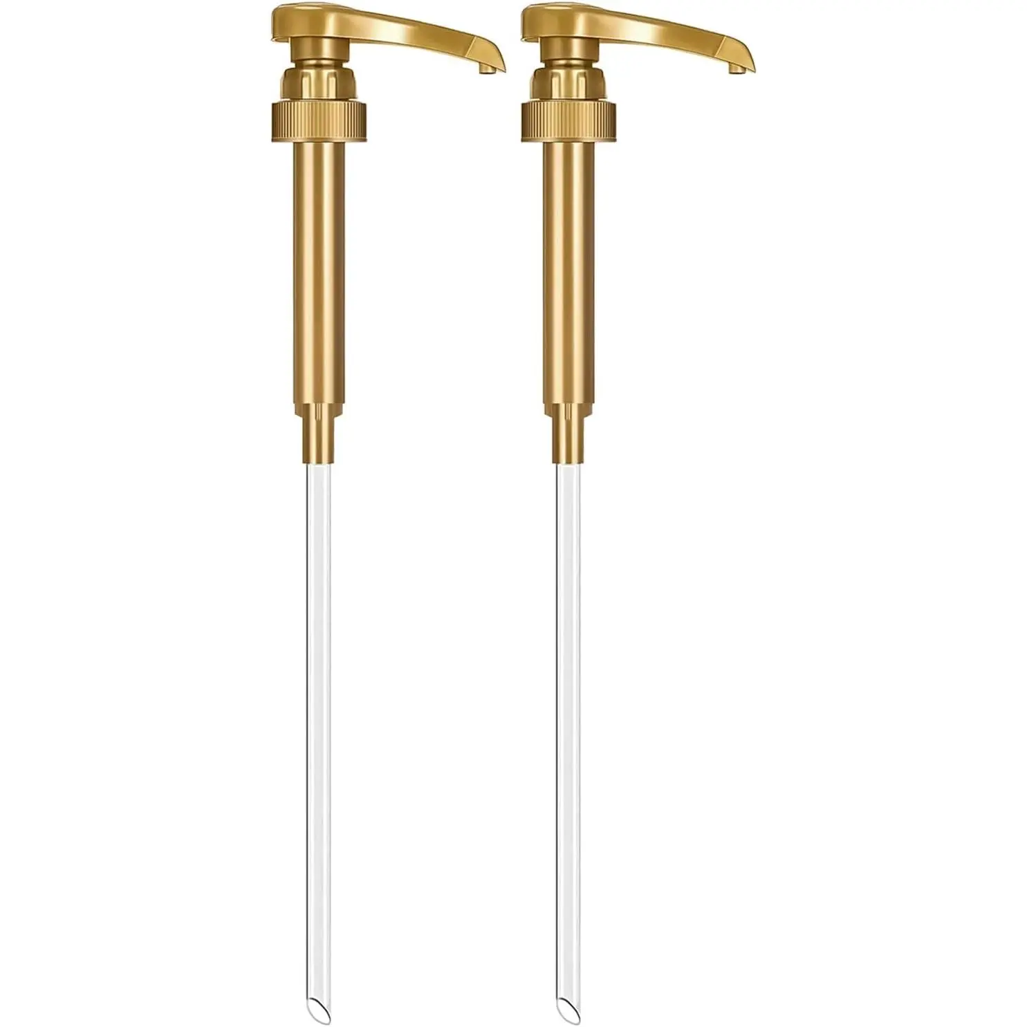 Syrup Pump 2-Pack –  Coffee Syrup Pump Dispenser for Large Bottles (750 mL/25.4 Oz), , Dishwasher Safe, Coffee Bar Essentials