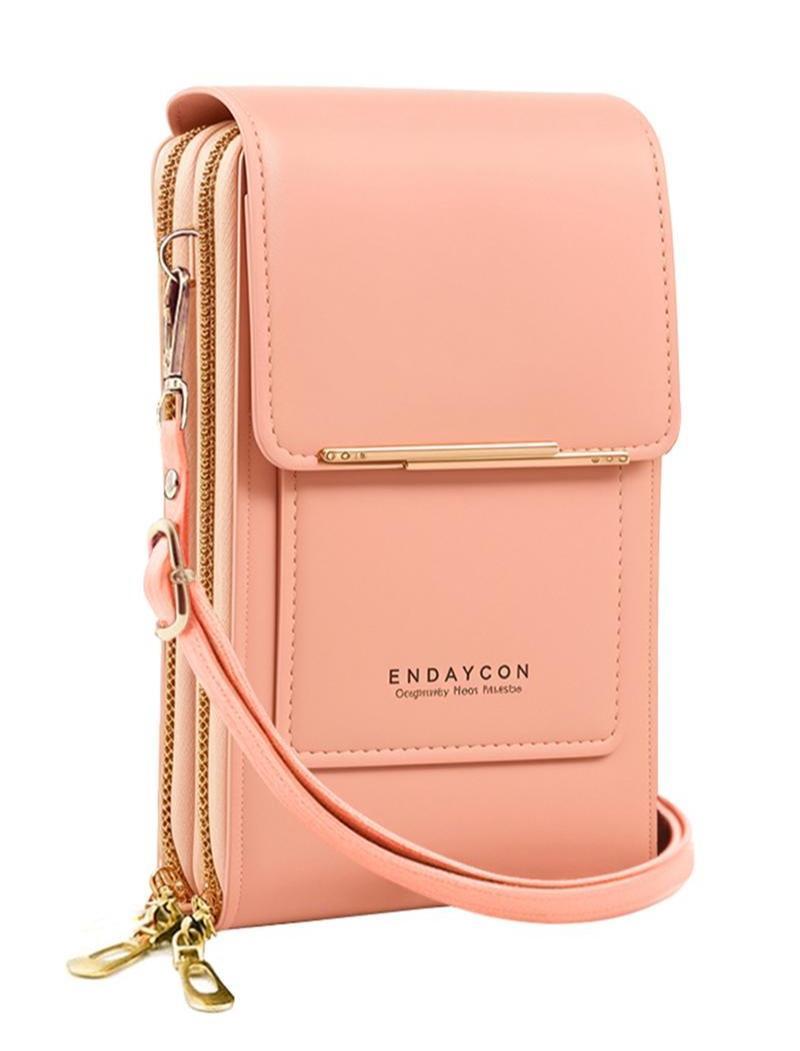 2026 Trendy Minimalist Elegant Women's Touchscreen Crossbody Phone Wallet - Multi-Card Slots & Coin Pouch | Adjustable Strap Water-Resistant | Shopping/Travel Multiple Colors Must-Have