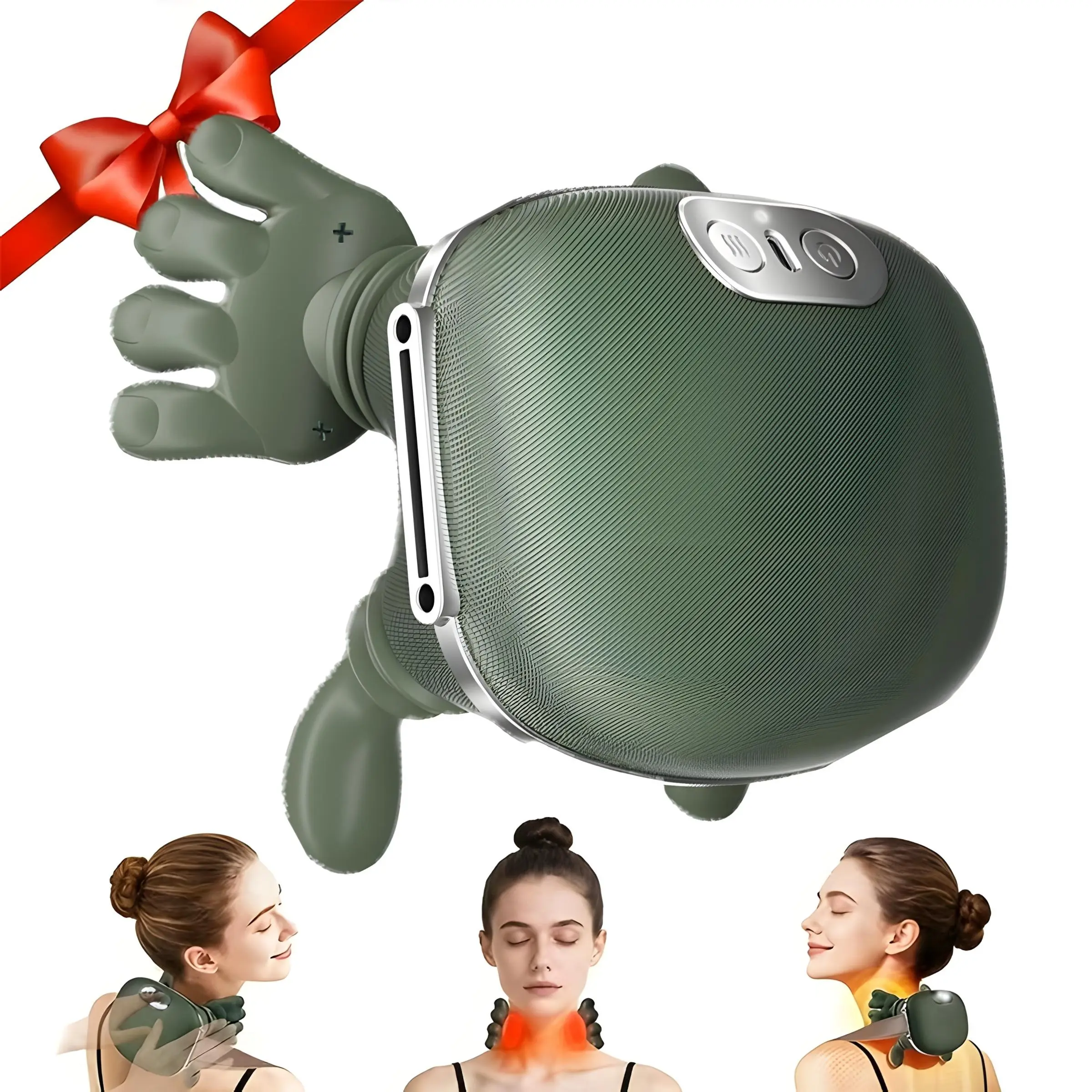Multifunctional Hand Massage Device, Electric Neck and Shoulder Massager, Wireless USB Charging, Deep Tissue Massage, Holiday Gift