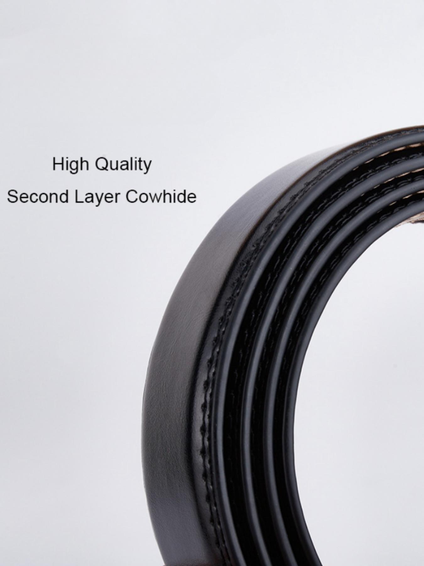 Men's Business Fashion Belt, Casual Automatic Buckle Belt, Fashion Belt for Party, Daily Clothing Decor, Trendy All-match & Exquisite Belt for Gift