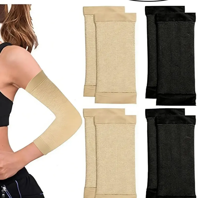Arm Pressure Sleeve Slim-Fit Sporty Armwear, Arm Sleeves, Plain Pattern Half-Length Arm Cover, All Seasons Wear, Mainland China Origin