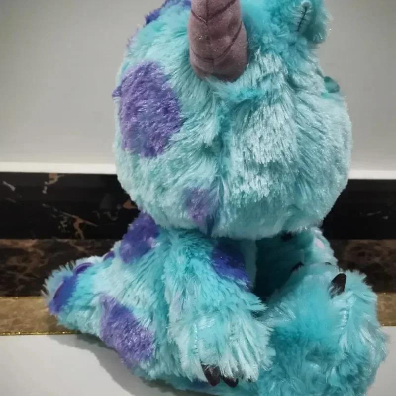 Monsters Inc Sulley James P. Sullivan Plush Set, 2 Styles Soft Big Blue Monster Stuffed Dolls, Collectible Plushie Gift for Kids & Fans
