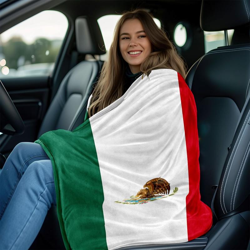 [tiktok Trend] Celebrate Mexican Pride with Iconic Flag Blanket, Classic Stripes & National Coat of Arms, Perfect for Heritage Days