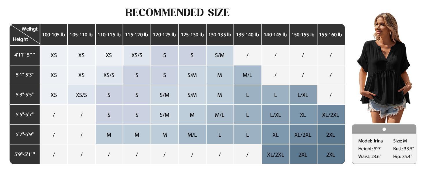 Imily Bela Womens Summer Babydoll Tops V Neck Short Sleeve Pleated Flowy Shirts Casual Loose Fit Peplum Blouse SpringStatements Imily Bela Womens Summer Babydoll Tops V Neck Short Sleeve Pleated Flowy Shirts Casual Loose Fit Peplum Blouse SpringStatements