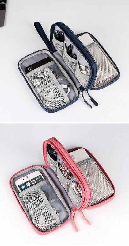 Wire Organizer Travel Bag Zipper Bag Portable  Storage Pouch Voyage Indispensable Holiday Accessories Travel