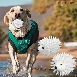 Pet supplies, pet play, bite resistant teeth grinding, teeth cleaning, hedgehog ball, dog toy, dog bite ball - perfect for massaging and cleaning teeth and gums