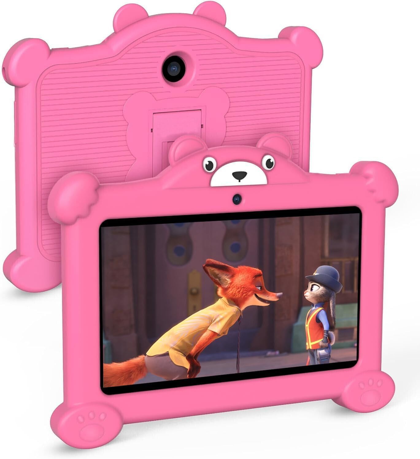 7 Inch Android Kids Tablet 16GB with Case for Ages 3-8 Pre-installed Education Games Kids Software Parental Controls WiFi Dual Camera 7 Inch Android Kids Tablet 16GB with Case for Ages 3-8 Pre-installed Education Games Kids Software Parental Controls WiFi Dual Camera