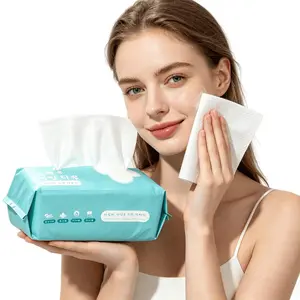 Disposable Clean Face Towels L, Ultra-Absorbent, Hypoallergenic & Soft - Makeup Remover Dry Wipes, Pamper Your Face, Feel Fresh & Radiant, Hygienic Towelettes, for All Skin Types (1/2/3/4Packs)