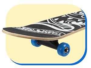 9-ply Maple Desk Skate Board for Cruising,Hot Wheels 31 inch Skateboard,  Carving, Tricks and Downhill