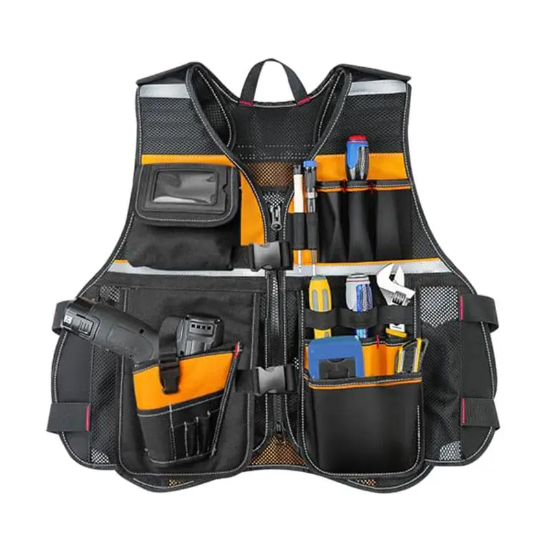 Tool Vest, Electrician Tool Vest, Tool Vest for Carpenters, Tool Vest for Men, Work Tool Vest, Tool Organizer for Men