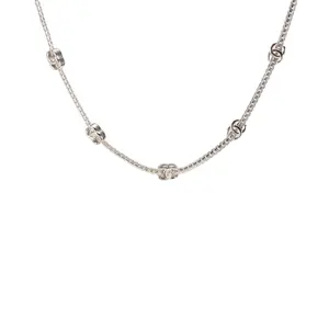 Pre-owned CHANEL DOUBLE C LOGO NECKLACE P226461383