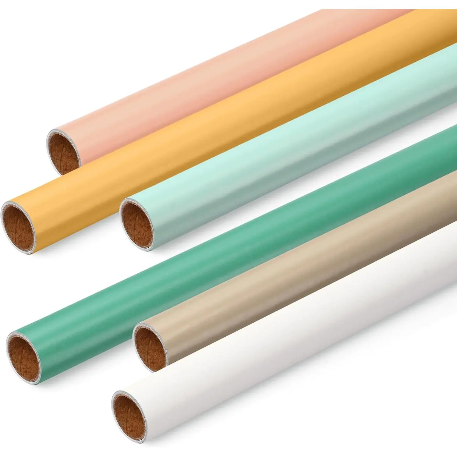 6 Rolls Bulletin Board Paper Rolls,2 x 8 ft,Bohemian | Fade Resistant, Colored Paper Roll Bulk, No Fade, for Teacher Classroom School Art Decor, Drawing Craft Painting Paper
