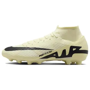 Nike Mercurial Superfly 9 HG Football Cleats for Men and Women – Yellow, Round-Toe, Lace-Up Verifiable, with credentials and supporting global authentication