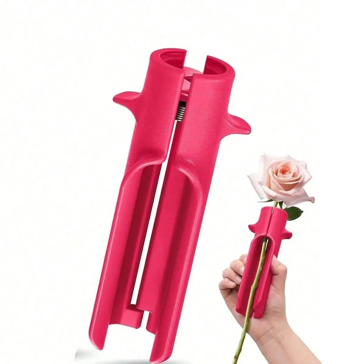 Rose Thorn Remover Tool, Professional Rose Thorn Cutter, Leaf Pruning Tool, Pruners for Gardening, Ideal for Home, DIY, Gardening, Flower Shop, Quick Stem Removal