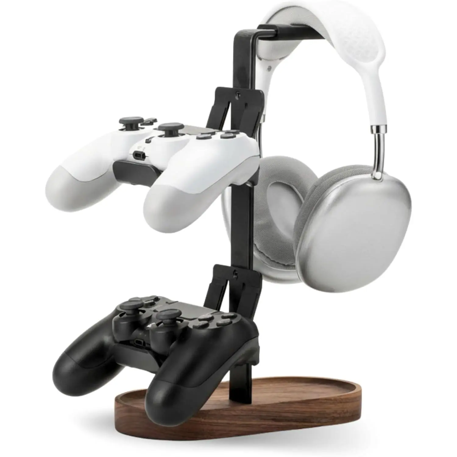 2-in-1 Gaming Controller Stand, Headphone Holder, Desktop Headset Stand for  Controllers and PC Earphone Accessories