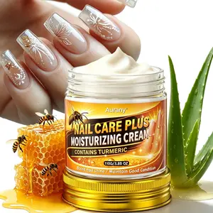 Nail Cream, Nail Treatment, Nail Nourishment | Enriched With Turmeric, Deeply Hydrates，Lightweight & Non-Greasy, Easy To Apply, Gentle, Hydrating & Moisturizing, Enhances Nail Shine ，Natural Formula ，110g For Daily Nail Care