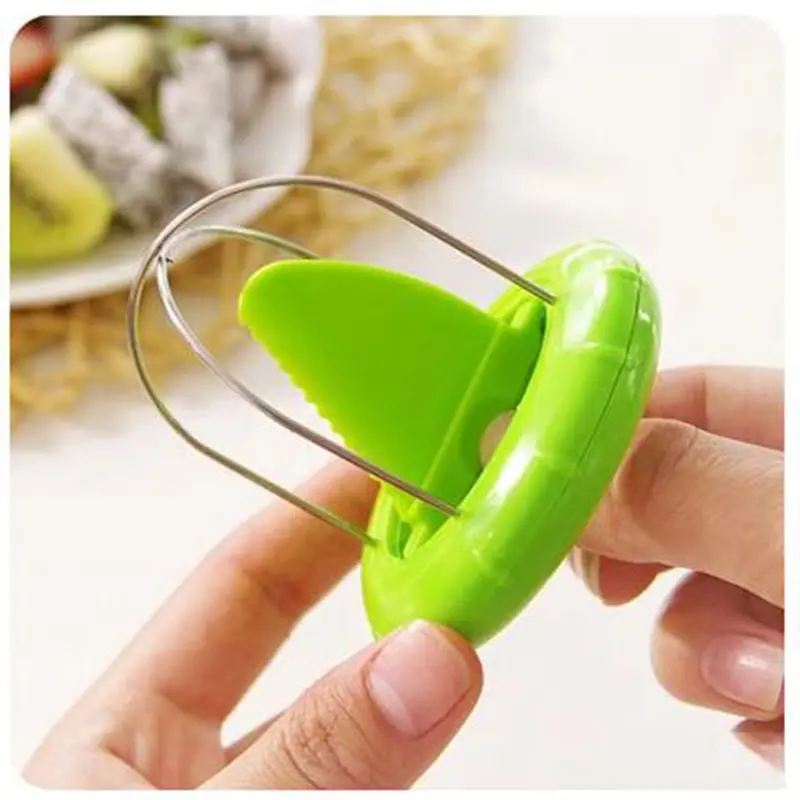 Fruit Kiwi Cutter Peeler Slicer Kitchen Gadgets Tools Kiwi Peeling Tools for Pitaya Slicer Kitchen Tools