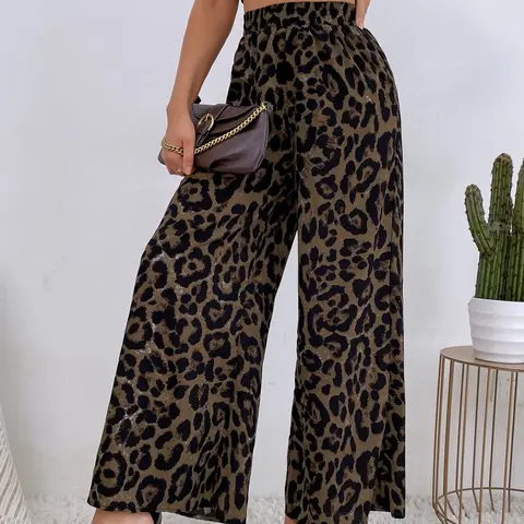 Women's Summer Lightweight Loose-Fitting Flowy Wide Leg Pants, Wideleg, Fashionable Casual Design, Comfortable All-Day Wear, Perfect for Daily, Loose Legged Pants, Loose Palazzo Pants, Flowy Palazzo Trousers