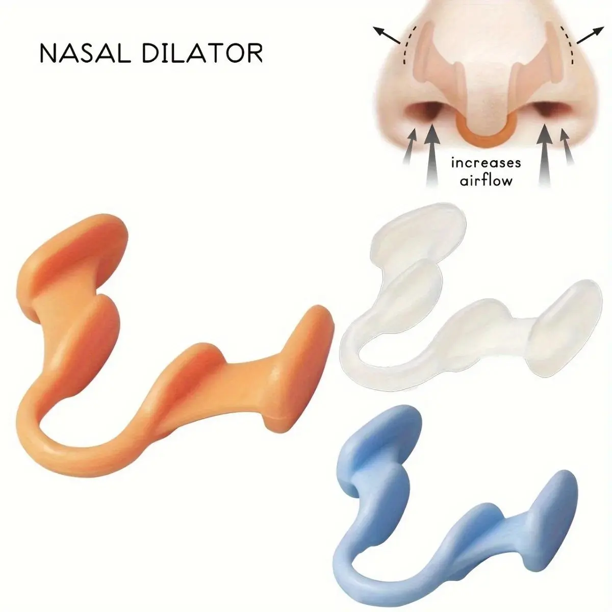 3pcs Random ColorAnti-snoring Nasal Dilator, Airflow, Fast Effect, Sleep Anti-snoring Device, Comfortable and Easy To Use All Night Long Effect