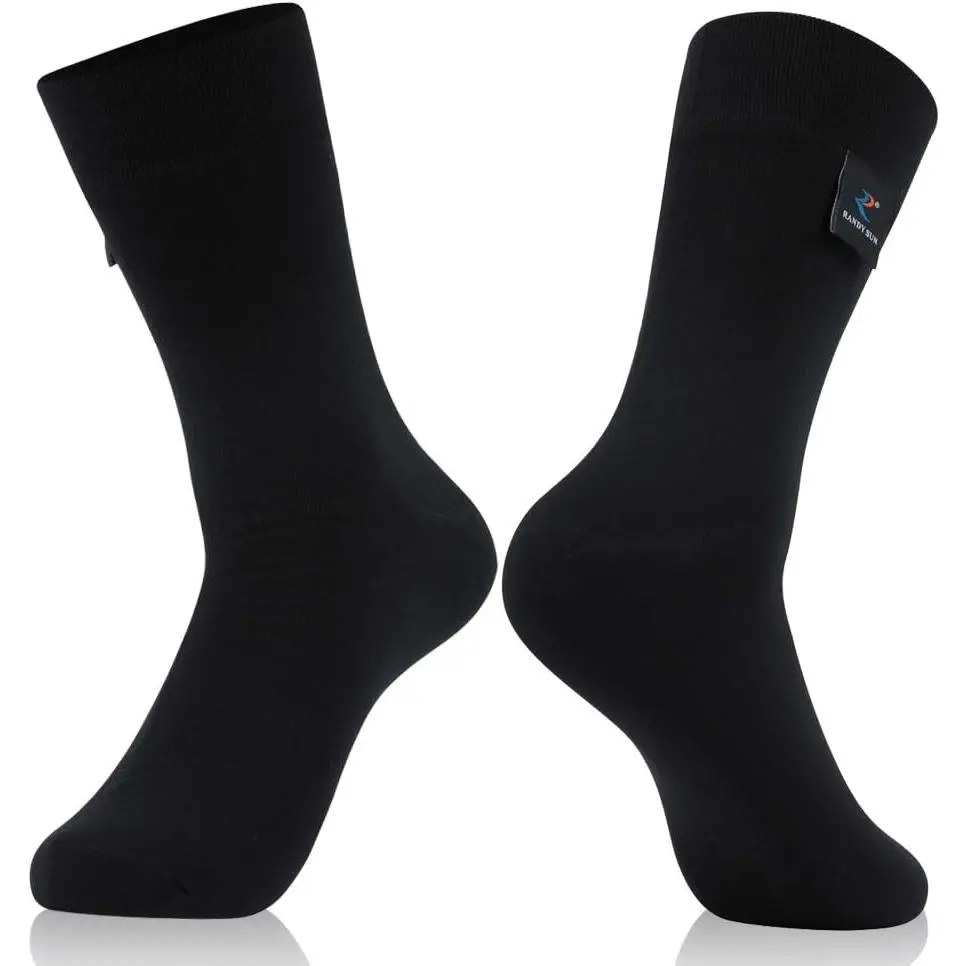 01 Pair-black-thinner Lighter Waterproof Socks