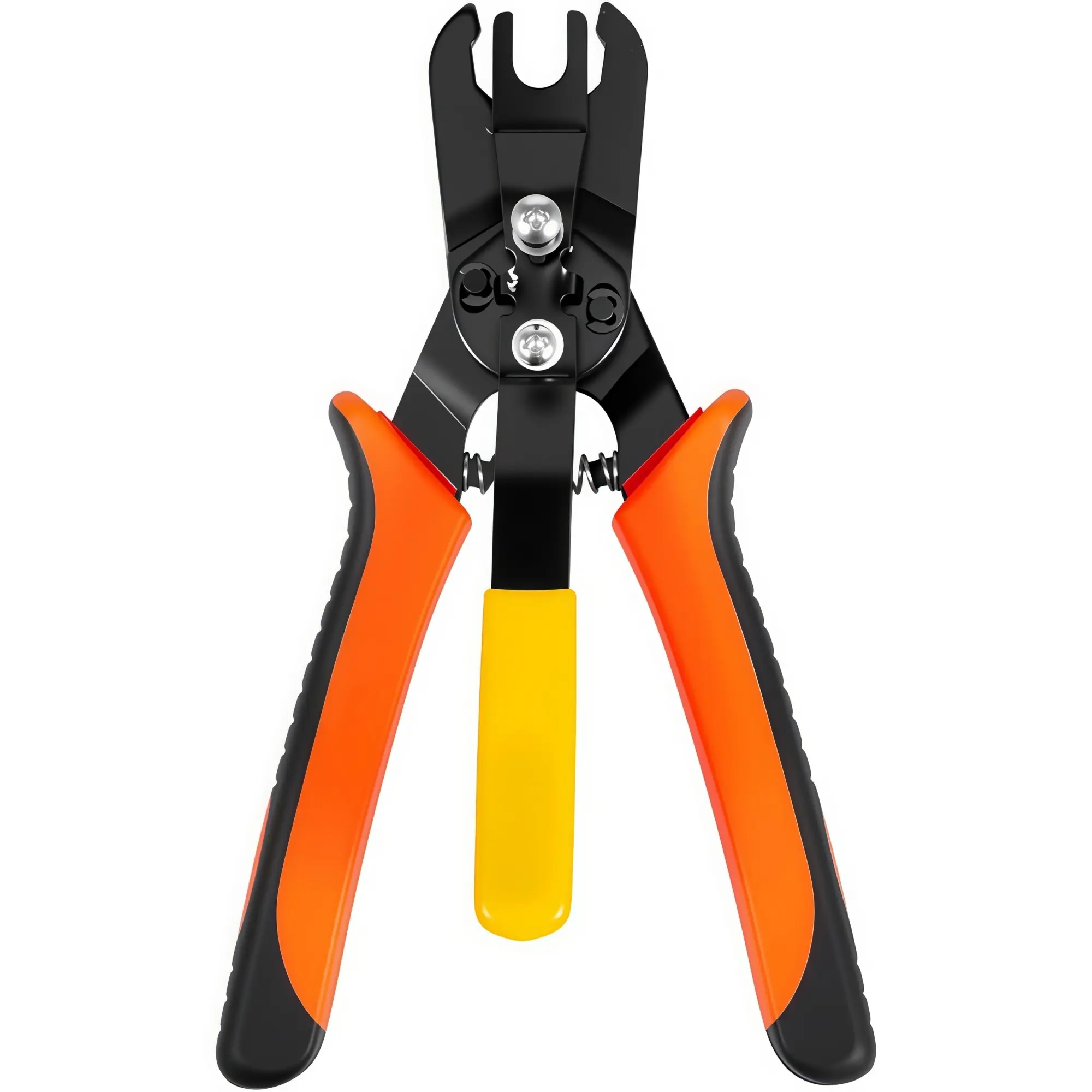 Air Hose Disconnect Tool Clamp, Push-In Connection Head Disconnector, Quick Connect Pneumatic Fitting Release Clamps, Car & Industrial Use, 3/8'' & 1/2''