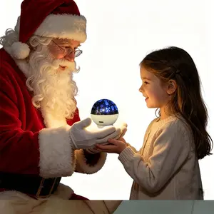 Mini Remote Control Creative LED Atmosphere Light, LED Mood Lamp, Galaxy Projection Aurora Effect, Aurora Projector Lamp, Sound-Controlled Rotating Dynamic Colors, Romantic Ambiance for Bedroom Living Room
