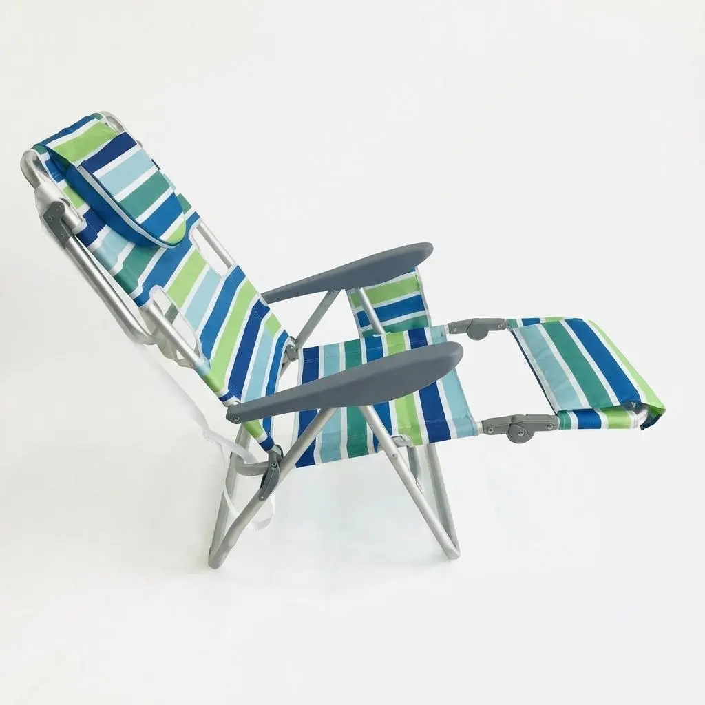 3-in-1 Backpack Beach Chair for Adults – Lightweight Folding Lounger with Face Hole, Adjustable Footrest, 5 Reclining Positions, Sturdy 330lb Capacity, Storage Pocket, Cup Holder, Towel Bar – Ideal for Camping, Beach, Outdoor Relaxation