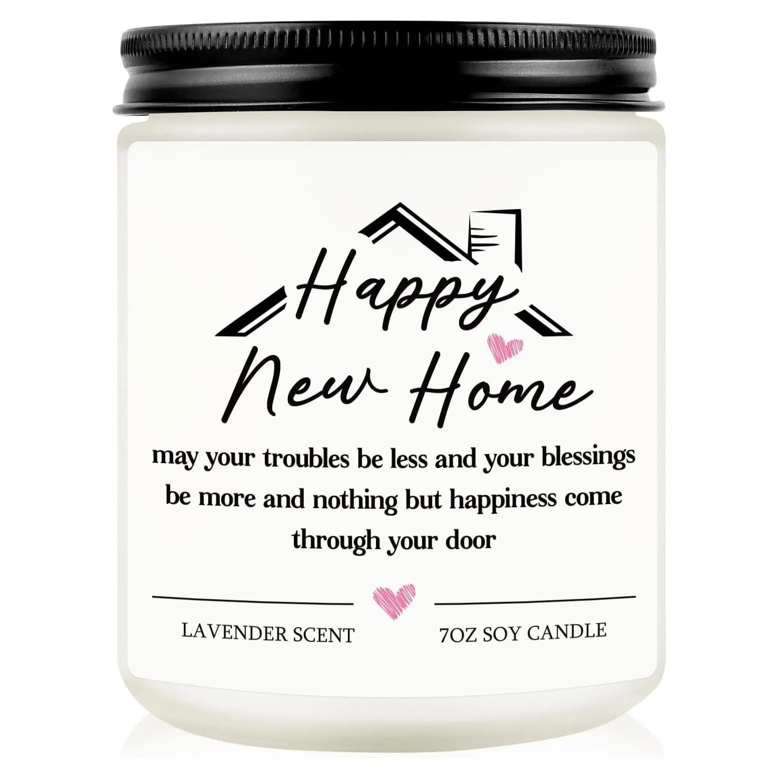 Lavender Scented Candle - Housewarming Gift for Women & Men, New Homeowner Gift 2026, First Apartment Essentials, Closing Present for Home BuyersGift