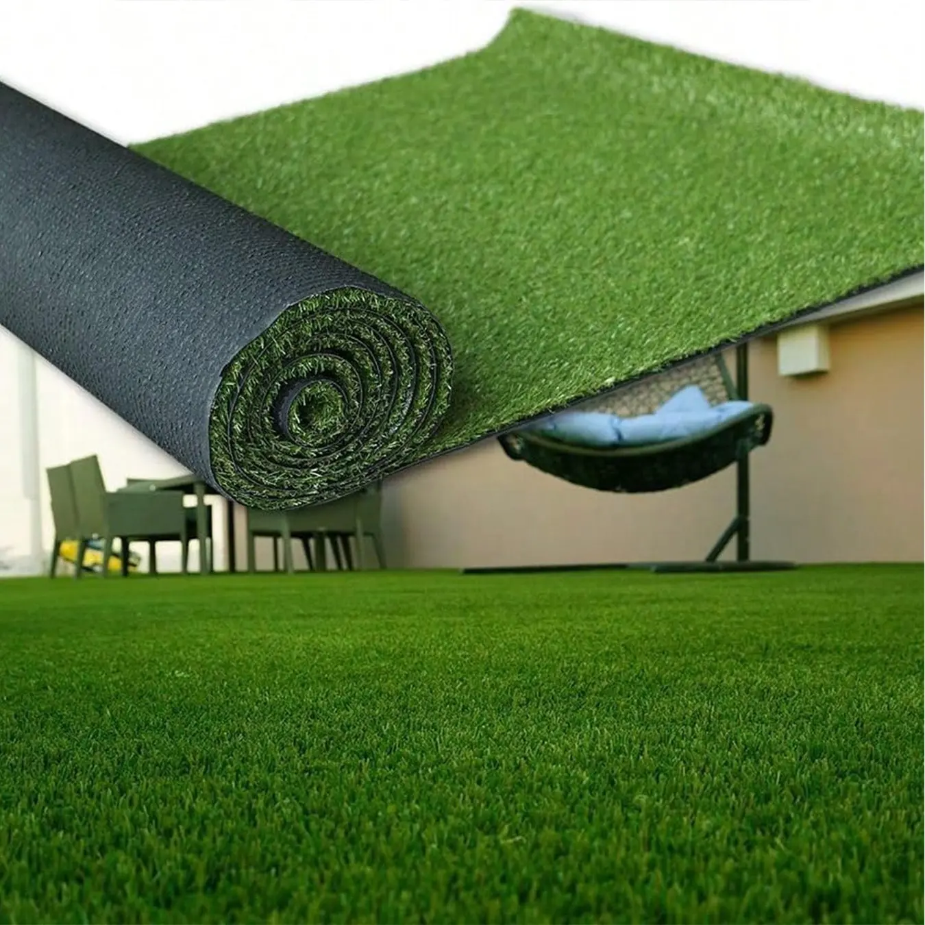 Artificial Grass Carpet, Plastic Lawn Mat, Interlocking Rug, Roof Installation, Landscape Greening, Durable Synthetic Turf, Easy Maintenance