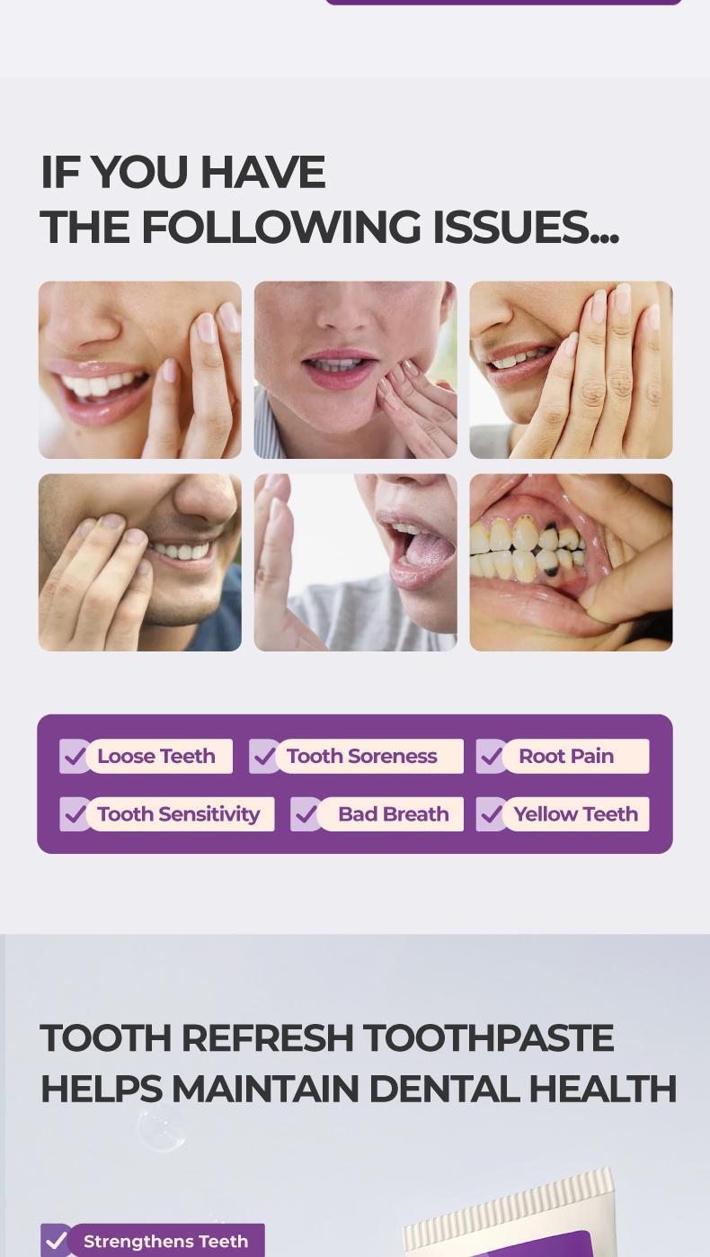 Kreain Nature 1 Oral Care Toothpaste for Fresh Breath & Prevent Tooth Loss with Natural Ingredients Gentle Care for Everyday Use