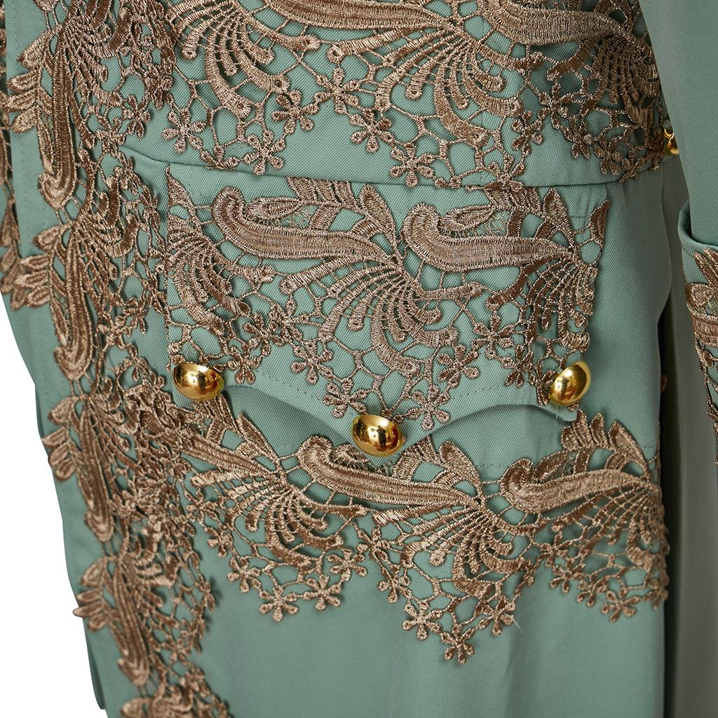 Men's Light Green Medieval Uniform Full Set Vintage Renaissance Knight Outfit Historical Reenactment Costume LARP Ranger Attire Cosplay Suit for Halloween Theme Party Renaissance Fair Stage Performance