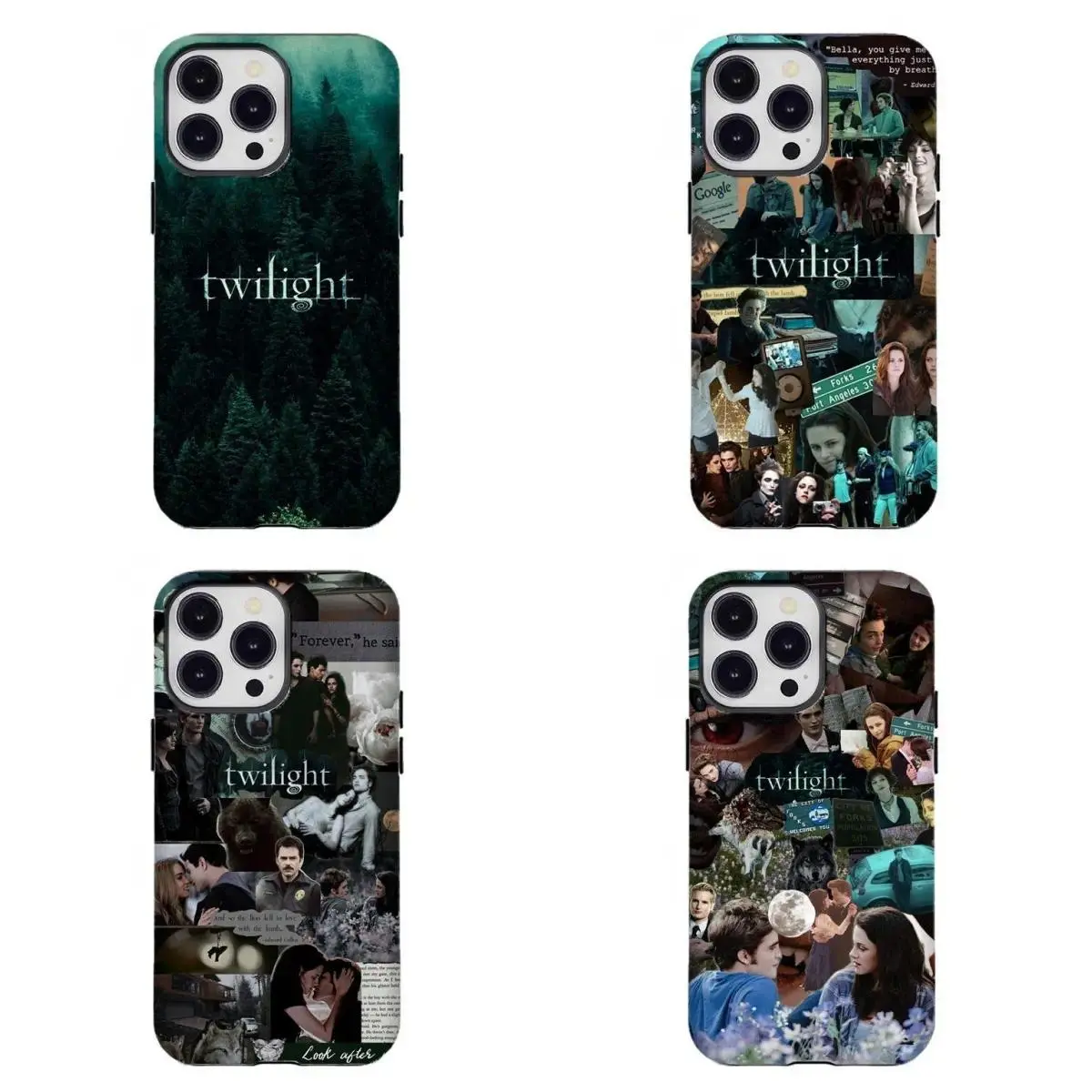 Vintage Twilight Saga Custom Protective Smartphone Case, Trendy Movie Cellphone Cover Compatible with iPhone 11-17 & Samsung S21-S25, Perfect Gift for Movie Fans