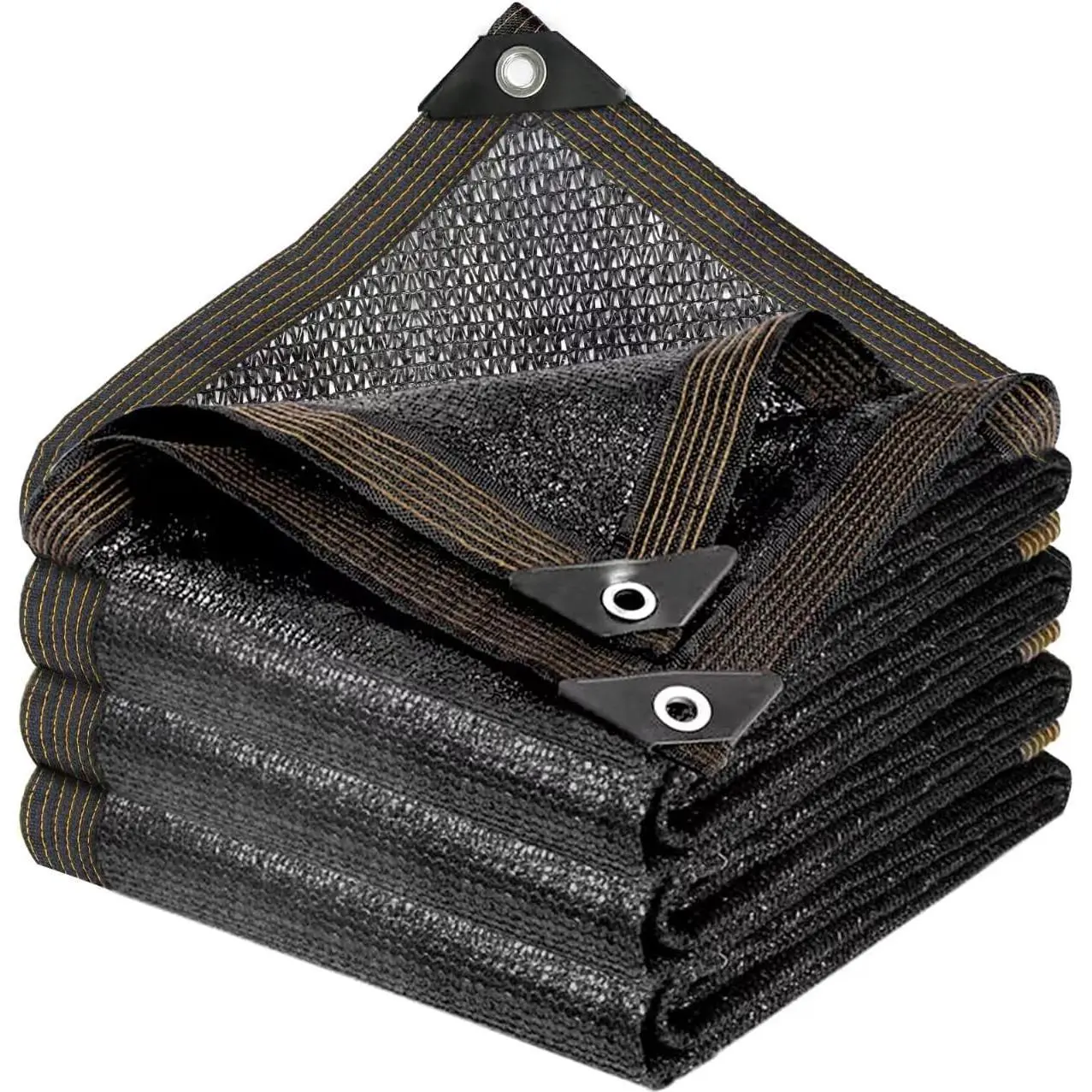 90% Sun Block Mesh Canopy, Breathable Fabric Shade Cloth with Grommets for Garden, Carports & Courtyards, Anti-Ultraviolet Tent Tarps for Balcony Privacy, Outdoor Pool & Other Areas, Encrypted Metal Grommets