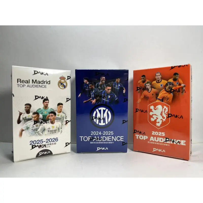 2025-2026 Real Madrid Daka Top-Tier Spectator Team Trading Card Set, Trading Cards