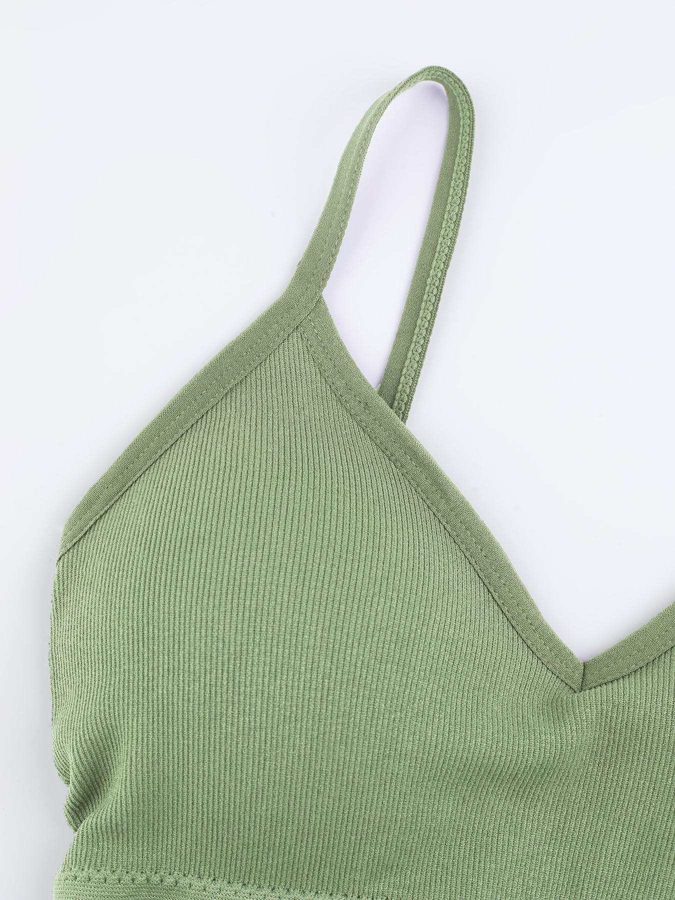 Women’s B1069-1 Sports Vest, Plain Color Tight Fit V Neck Tank Top for Outdoor Running, Fitness, and Yoga Top, Gym Tops