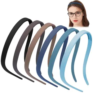 Headbands Glasses Wearers No Pressure No Headache Hairbands Square Sunglasses Headband Women Comfortable Head bands Girls Non Slip with Teeth 6Pcs