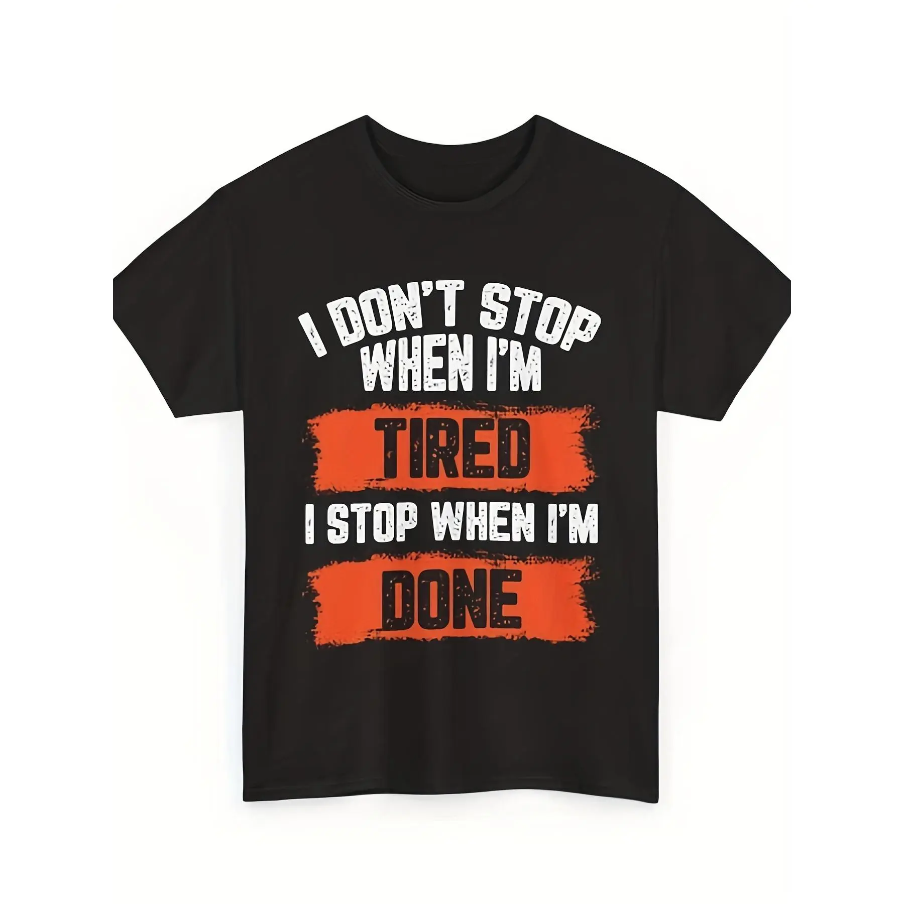 Men's Motivational Alphabet Graphic T Shirt, Regular Fit 100% Cotton Breathable Casual Sports Tops for Gym & Running, Graphic T Shirts